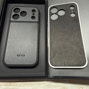 dbrand Grip Case Matte Black iPhone 17 Pro Black Leather skin New Open Box